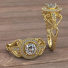 0.76ct Brilliant Cut Diamond Gold Engagement Ring - 01US99